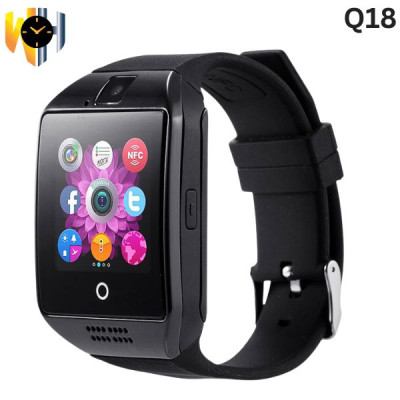 Q18 Smart Mobile Watch Full Touch Calling Sim Support Smart watch
