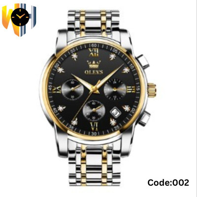 Olevs 2858 Silver Black-002