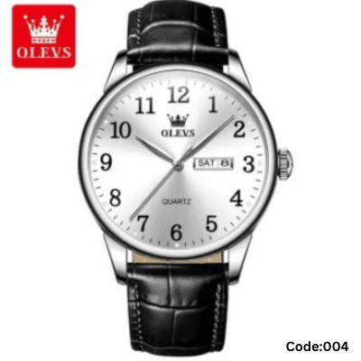 OLEVS 5535L Black Wrist Watch For Men-004