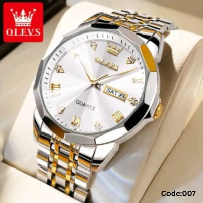 Olevs 9931 men's stainless steel quartz watch-007