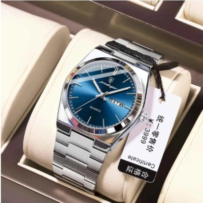 Poedagar 930 New model men's watch Exclusive design luxury fashion stainless steel imported quartz movement wrist-watch for Men