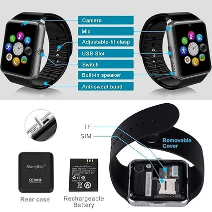 A1 Sim Bluetooth Calling  Support Smart Watch