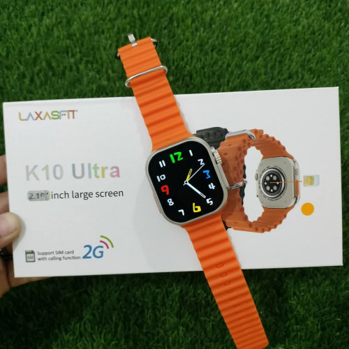 K10 Ultra Smart Watch With Sim Supported