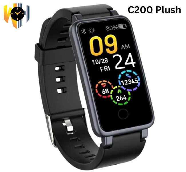 C200 PLUS Smart Watch 0.96 Oled Display Heart Waterproof Fitness Smart Bracelet T3 T4 for IOS Android