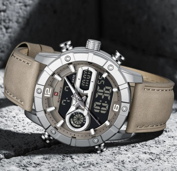 Naviforce Original Gray Color Watch-Model No- 9263