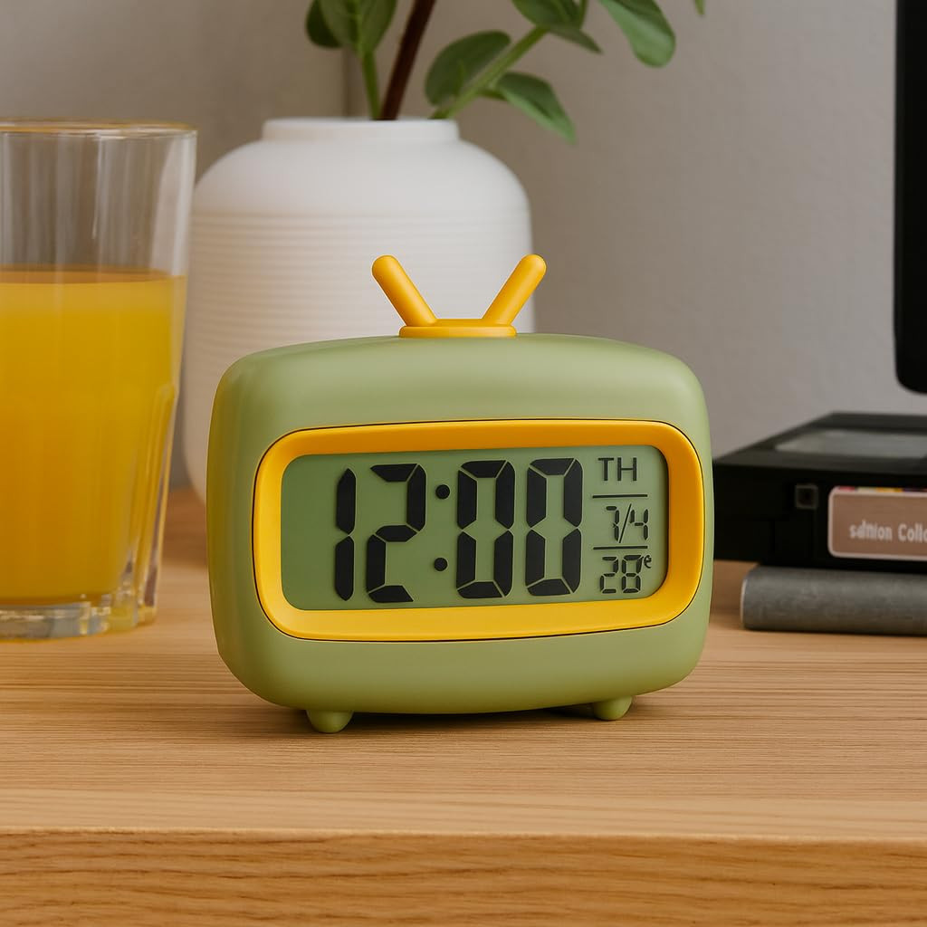 TV Shaped Cute Retro Digital Kitchen Timer & Stopwatch
