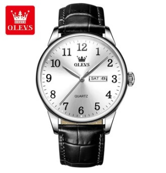 OLEVS 5535L Black Wrist Watch For Men-004