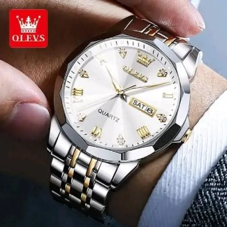 Olevs 9931 men's stainless steel quartz watch-007