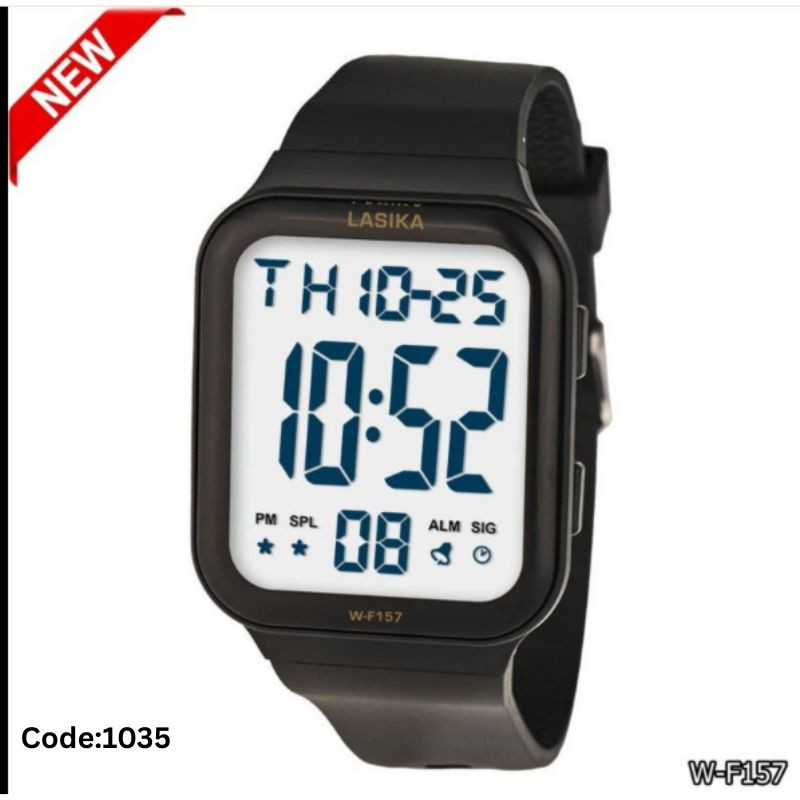 Lasika W-F157 Digital Sports Watch for Men Watch Electronic Waterproof Wristwatch - Watch For Men - Sports Watch