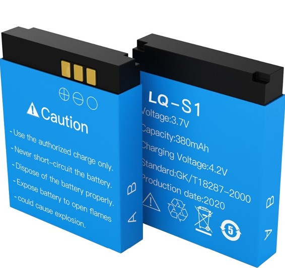 Smart Watch Battery For DZ09 , A1 , V8 , X6 , T8 , Q18, 380mah Watch Battery