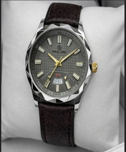 Maxlord Watch Original Waterprrof Leather Belt Hand Watch