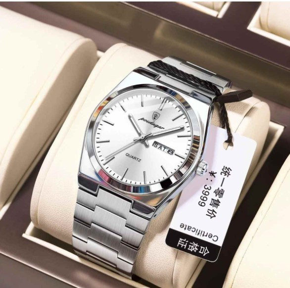 Poedagar 930 New model men's watch Exclusive design luxury fashion stainless steel imported quartz movement wrist-watch for Men