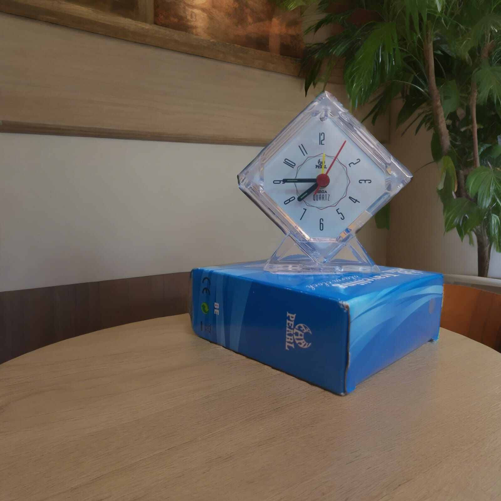 Alarm Clock Star Pearl Travelling Small Analog Alarm Clock Watch