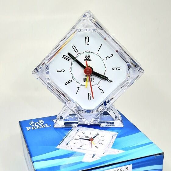 Alarm Clock Star Pearl Travelling Small Analog Alarm Clock Watch
