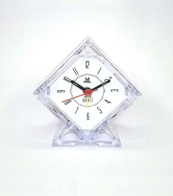 Alarm Clock Star Pearl Travelling Small Analog Alarm Clock Watch
