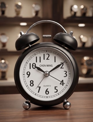 Alarm Clock Table Clock Black Color-835
