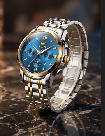 Olevs Men's Chain Hand Quartz Watch