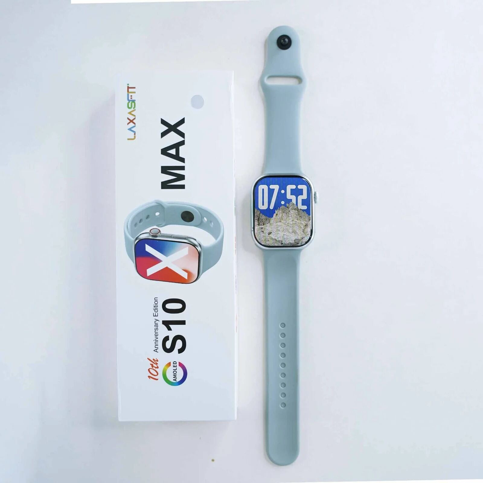 S10 Max Laxasfit Smart Watch 2.29 Inch AMOLED Display NFC Bluetooth Calling Smart Watch