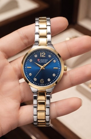Curren Fashion Number Dial Ladies Women Elegant Watch Casual Quartz Wristwatch For Women