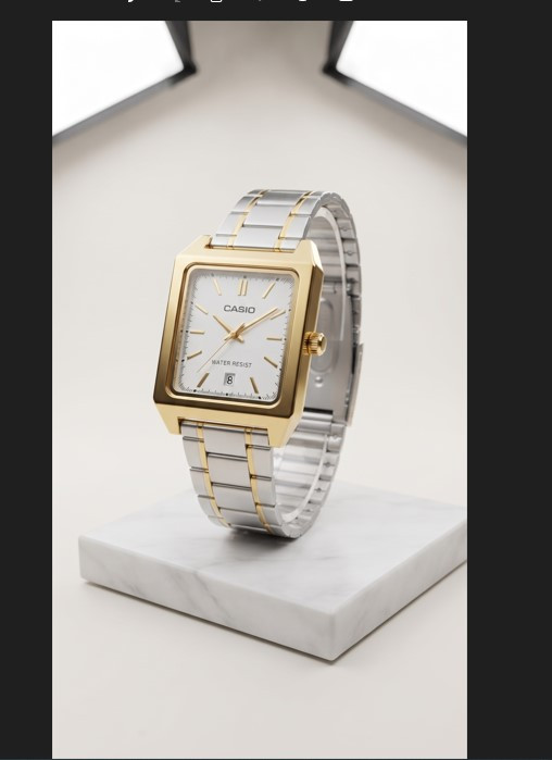 Casio 5361 Classic Digital Silver Unisex Chain Watch